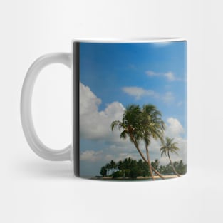 A Palm Covered Beach Mug